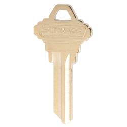 Schlage 35-101 FG Key Blank, 6-Pin, Standard Bow, Embossed Both Sides, FG Keyway